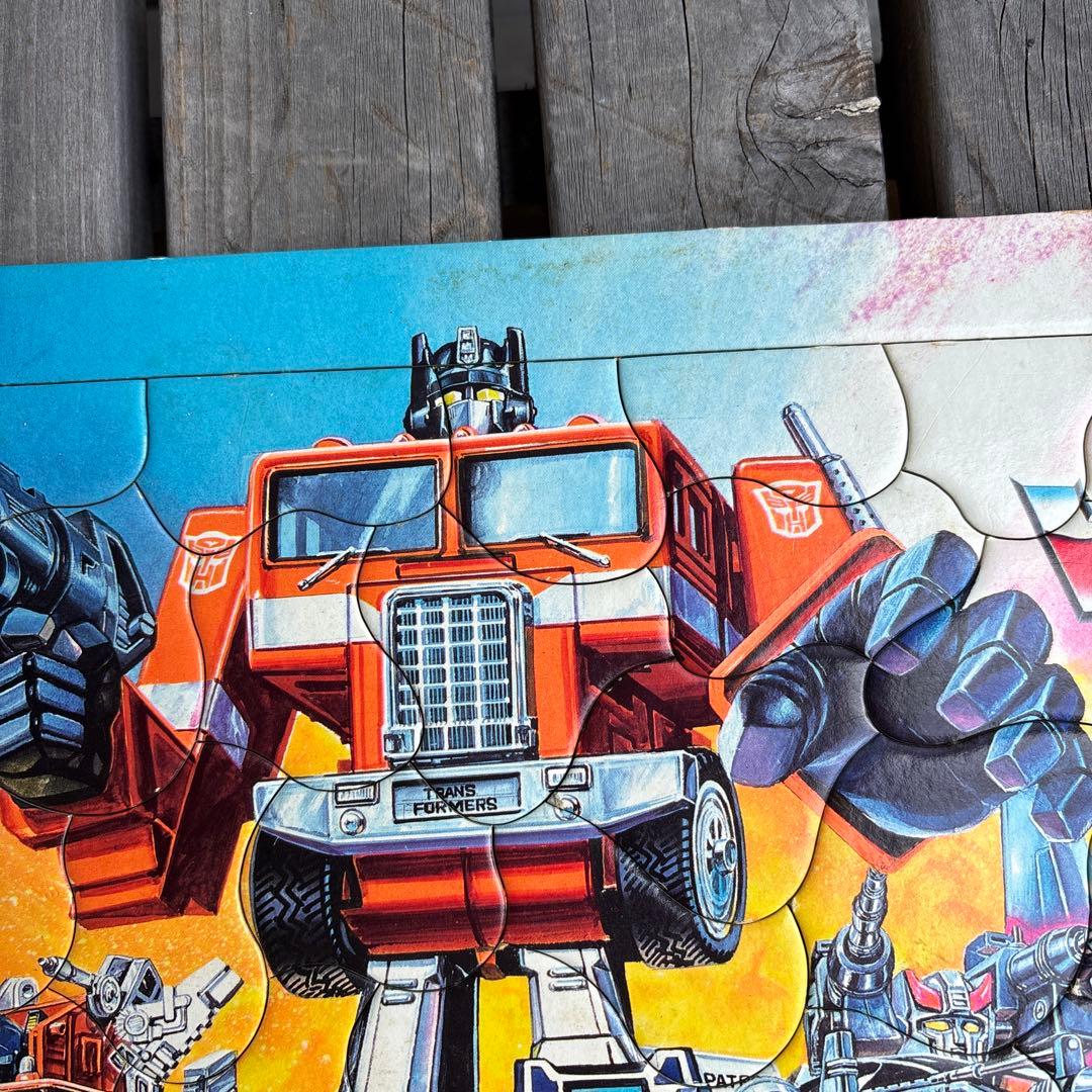 激レア　当時物　トランスフォーマー 　ジグソーパズル　昭和レトロ　ショウワノート