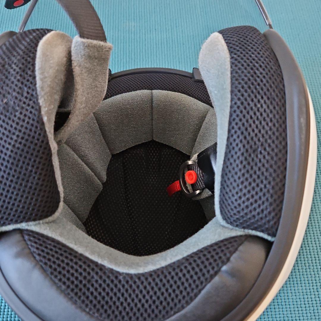 アライ Mサイズ　SZ-Gグラスホワイト ジェットヘルメット