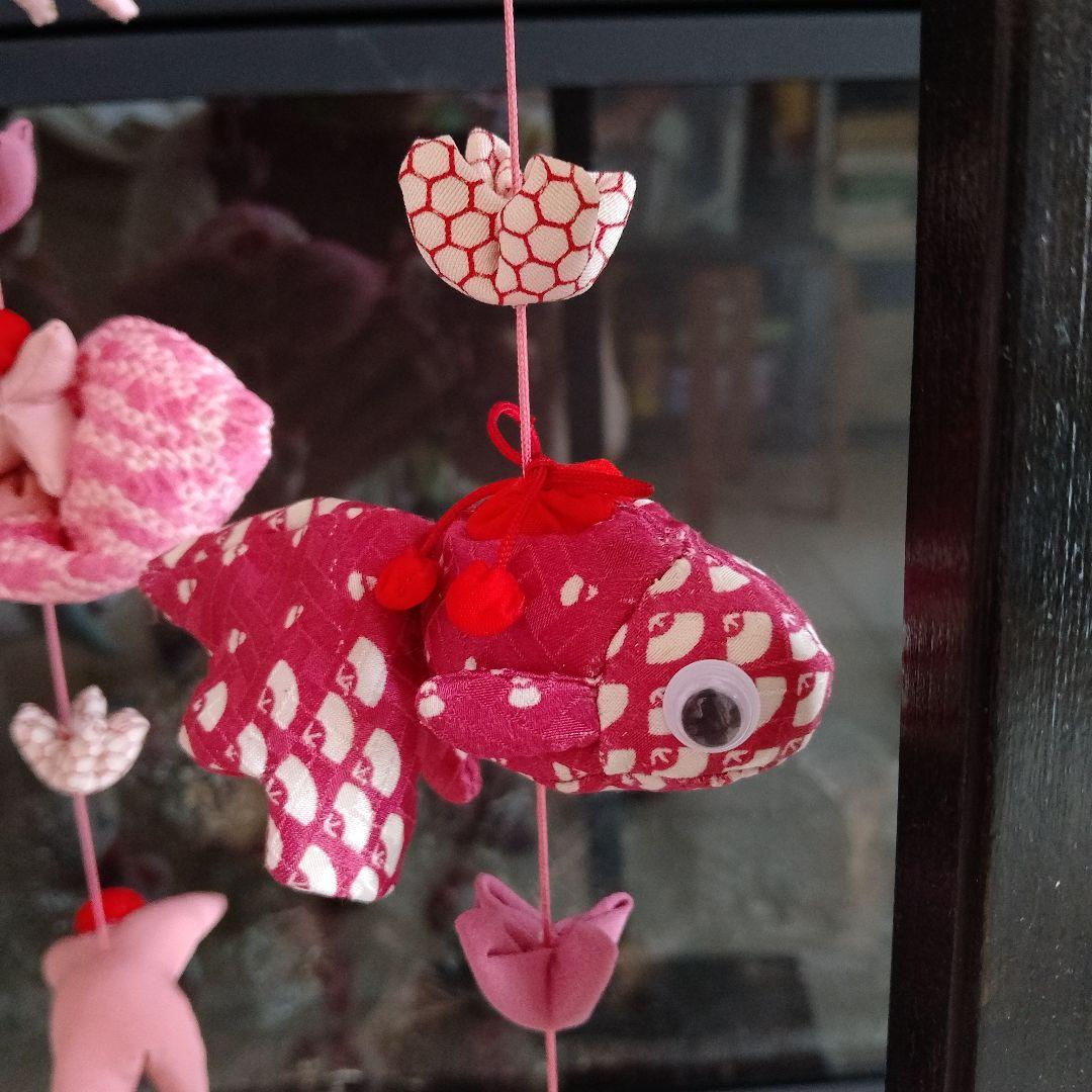 豪華　吊るし飾り　吊るし雛　下げもん7本 ちりめん細工　ハンドメイド　ひな祭り