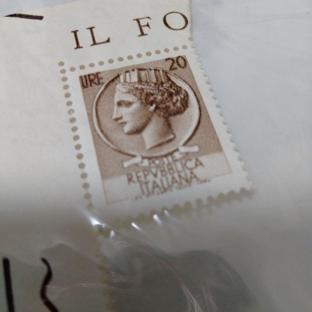 ヴィンテジ切手 イタリア シラクサ 20リラ 未使マージン付　Siracusan