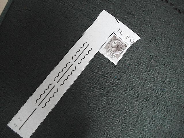 ヴィンテジ切手 イタリア シラクサ 20リラ 未使マージン付　Siracusan