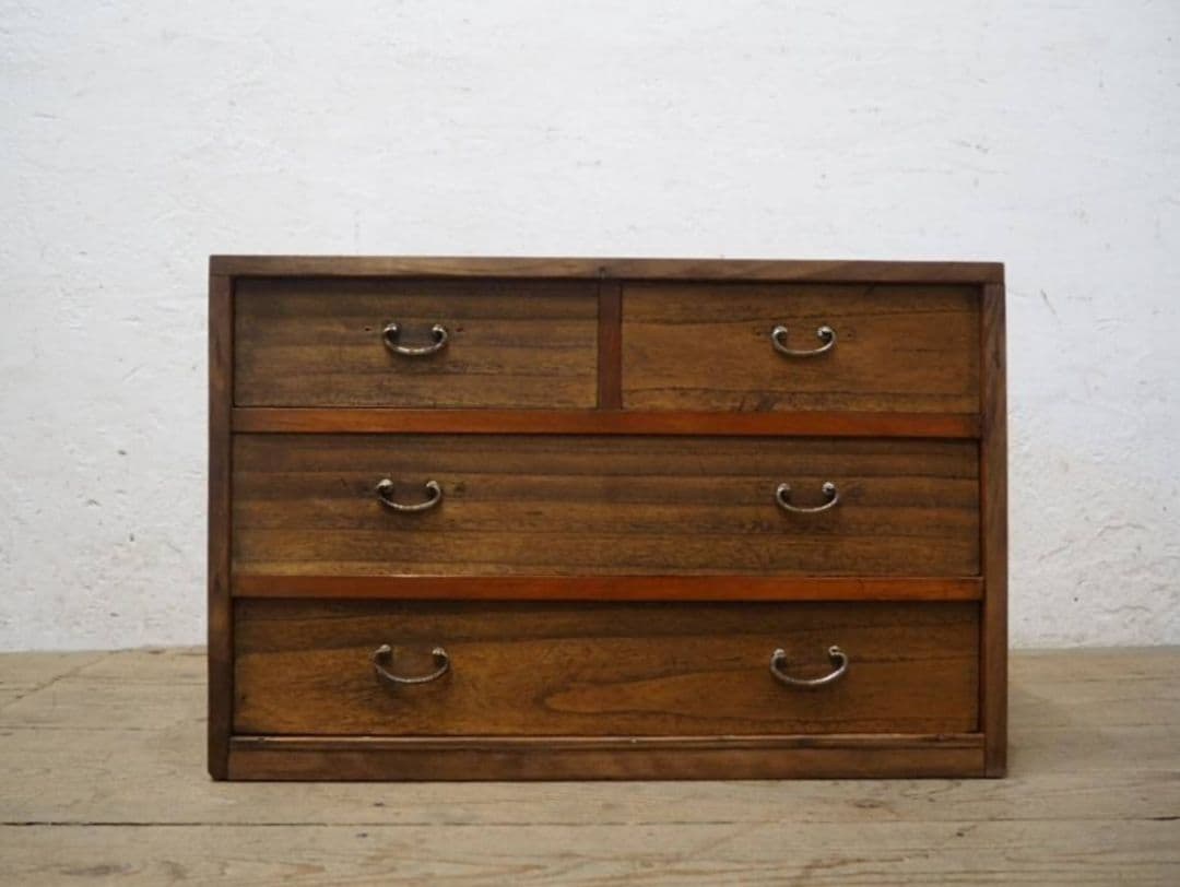 1032 レトロ　和タンス　箪笥　収納棚　ケース　陳列台　テレビ台　ローボード