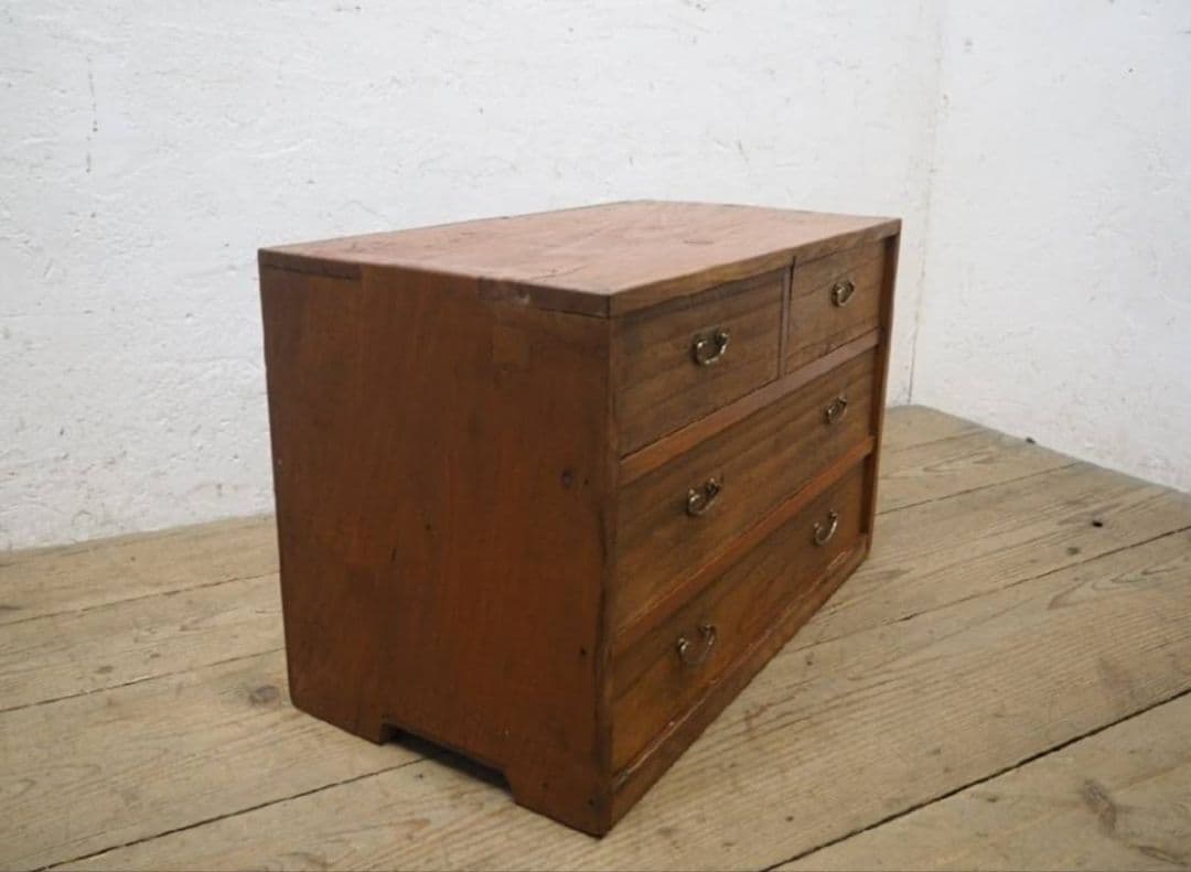 1032 レトロ　和タンス　箪笥　収納棚　ケース　陳列台　テレビ台　ローボード