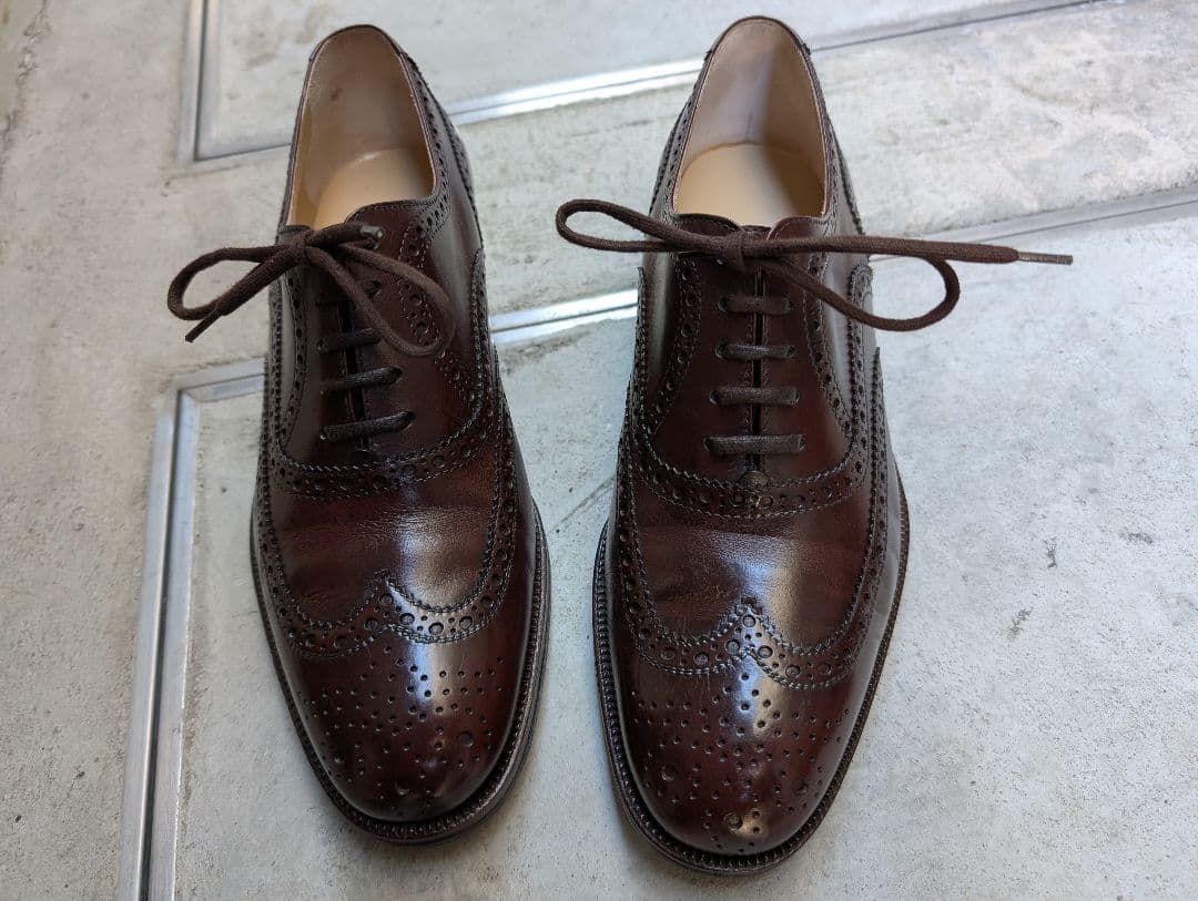 タニノクリスチー ダークブラウン ウィングチップ 5サイズ