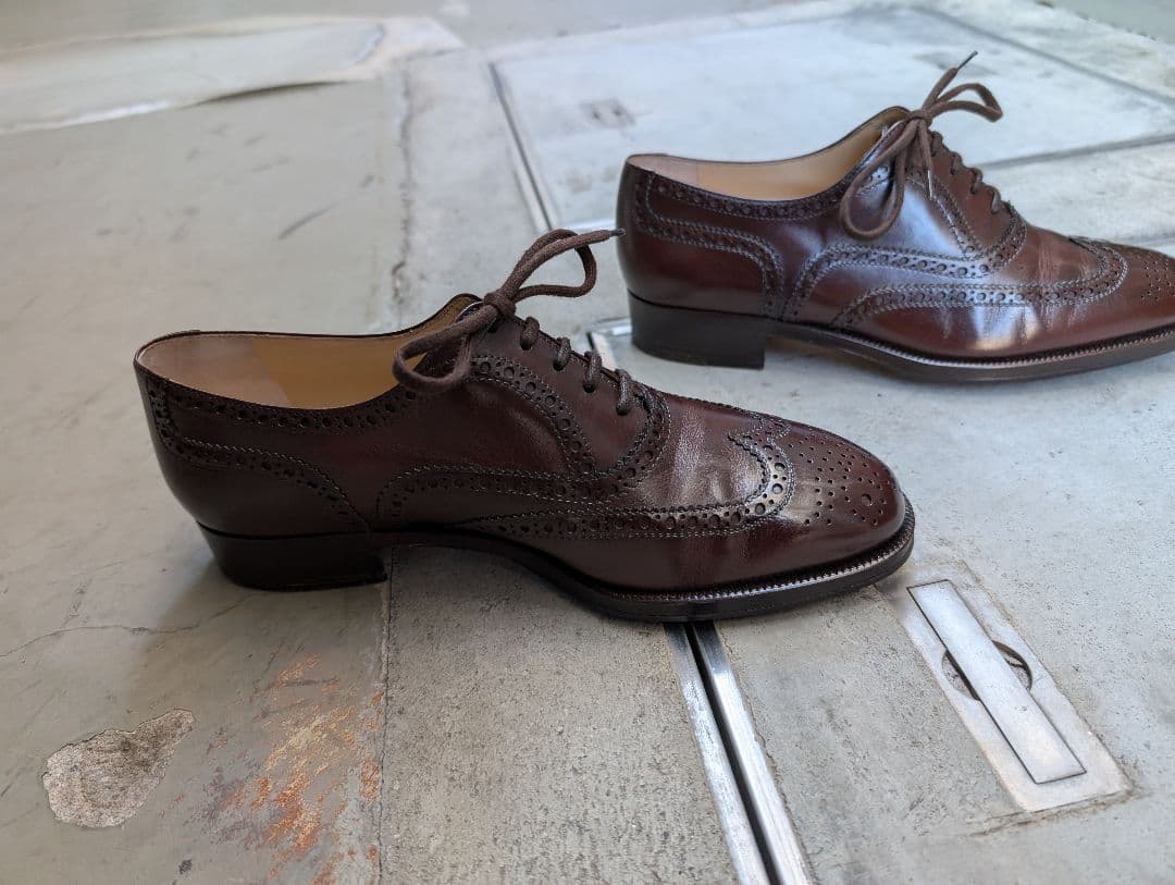 タニノクリスチー ダークブラウン ウィングチップ 5サイズ