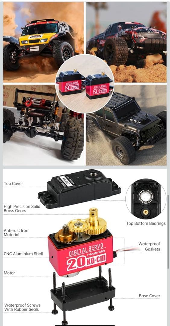 SSDRACING リモコンカー、ブルー 1/8