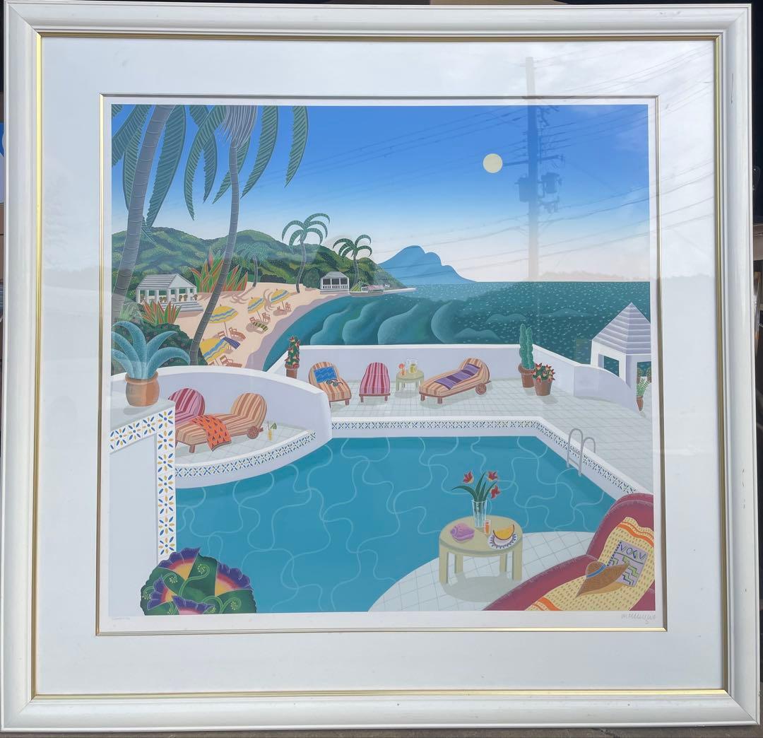 トーマス・マックナイト 「ジオメトリックプール」　限定　直筆サインあり