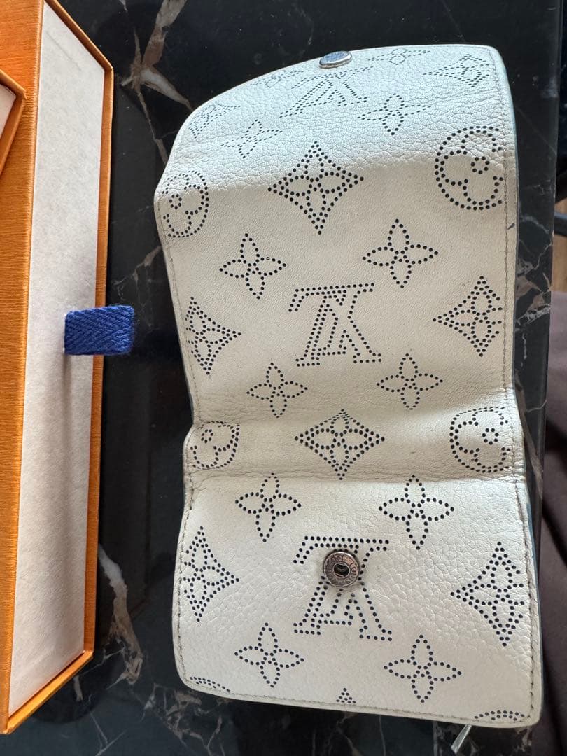 Louis Vuitton ミニウォレット ホワイト×ブルー