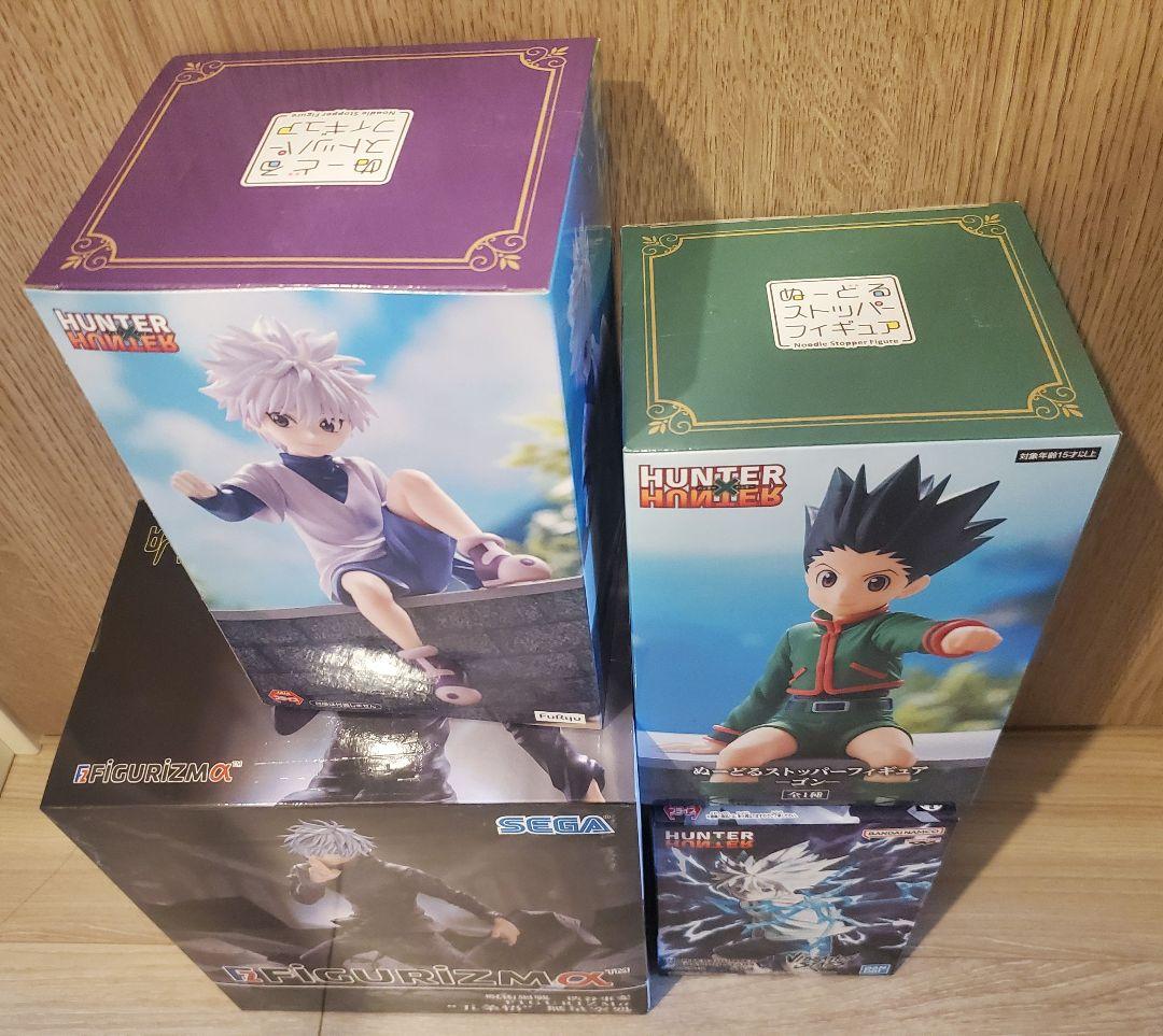 フィギュア　5体　まとめ売り　ハンターハンター　呪術廻戦　五条悟　キルア　ゴン