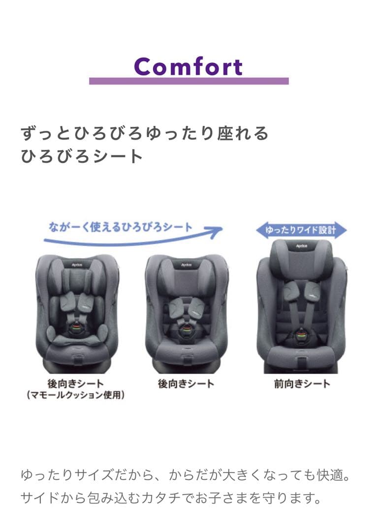 【新品未使用】Cururila Prite ISOFIX 車用チャイルドシート