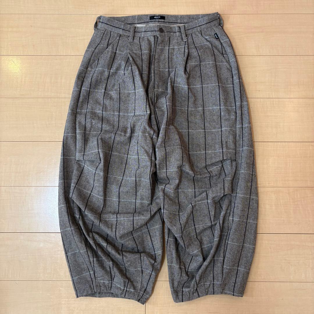glamb グラム　Glen Check Balloon Pants M