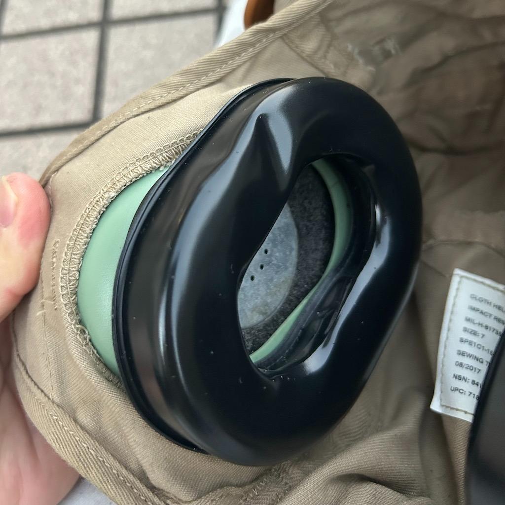 米軍　デッキクルーヘルメット　FLIGHT DECK　ブラウン　ミリタリー .2