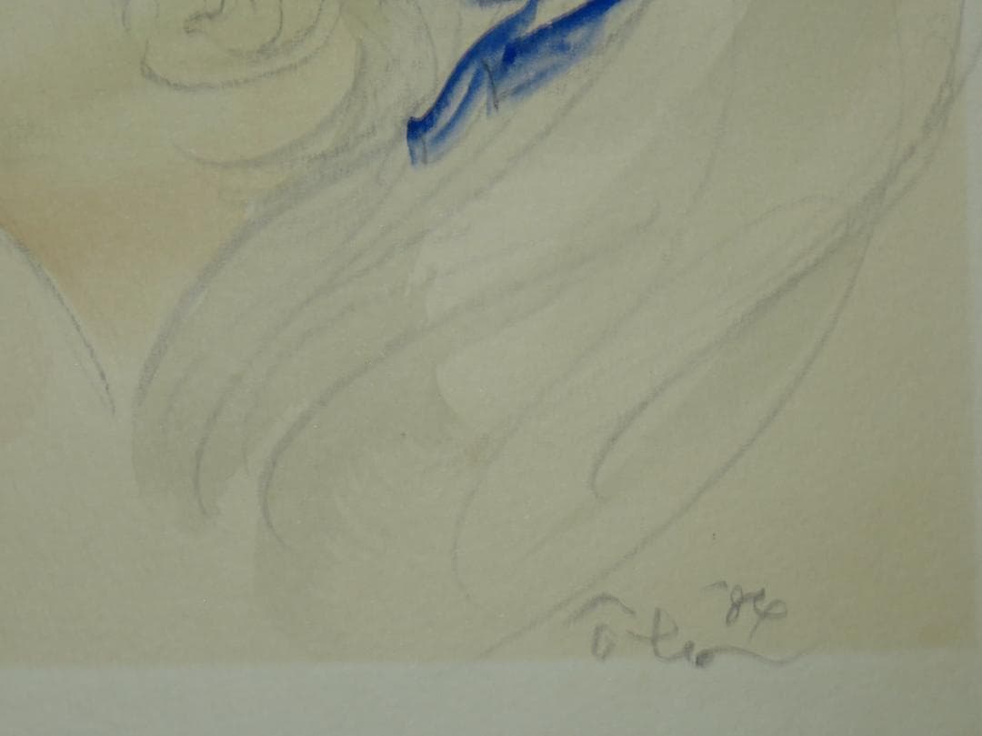 ◆ おおた慶文　「おかあさん」（仮題）  肉筆原画　水彩画 ◆