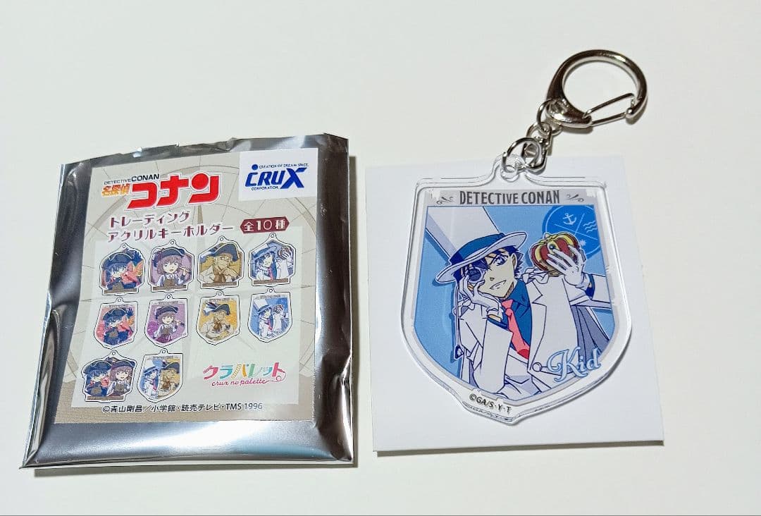 怪盗キッド クラパレット 船乗り アクキー＆チケット風カード 4点セット