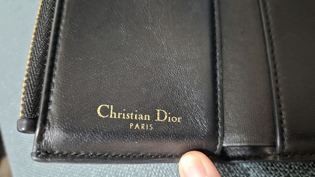 クリスチャンディオール 30モンテーニュ ロータス 三つ折財布
