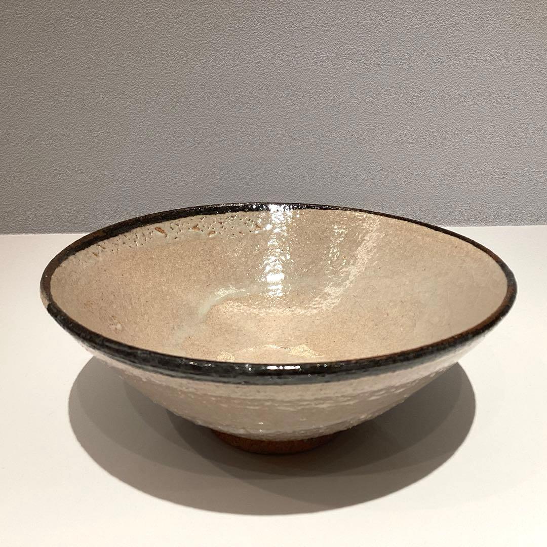 中里重利作　唐津　皮鯨茶碗