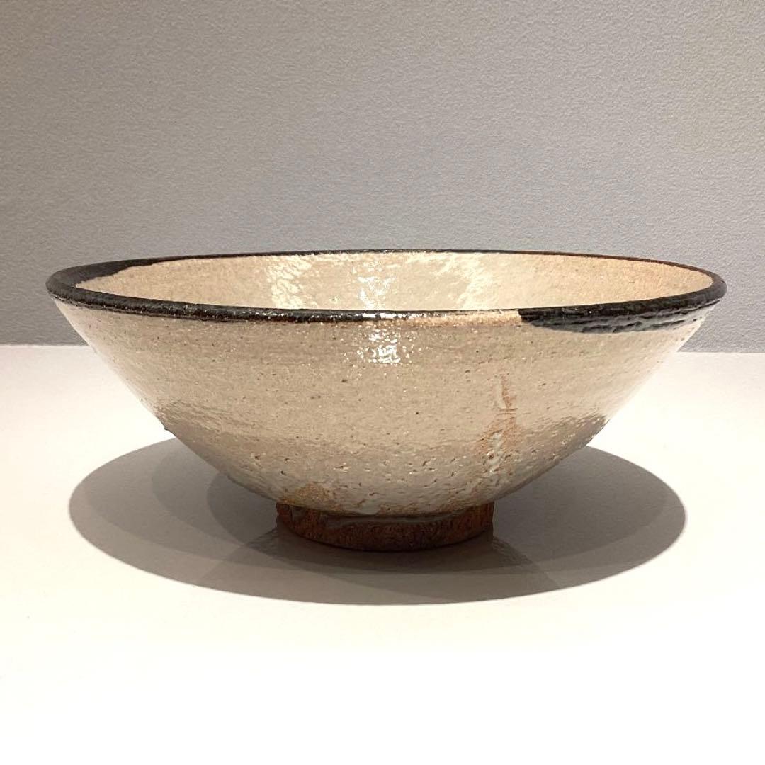 中里重利作　唐津　皮鯨茶碗