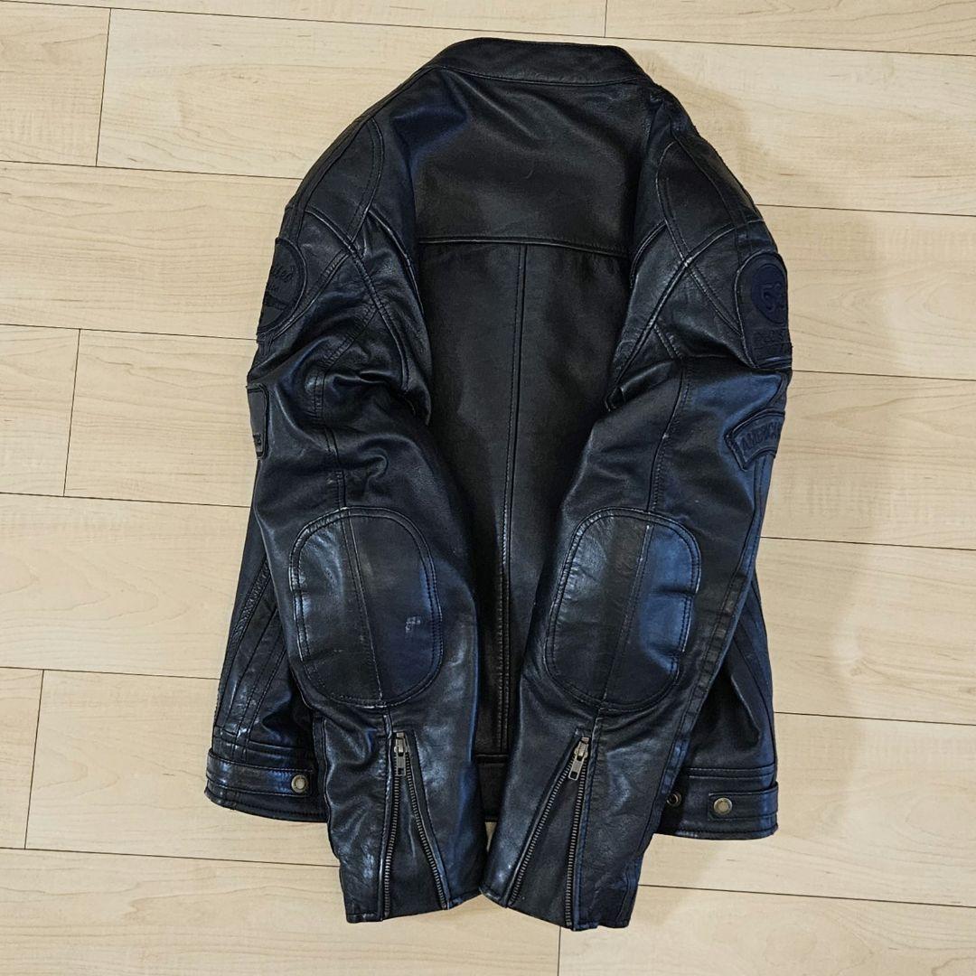 DEGNER デグナー シープレザージャケット ブラック サイズL