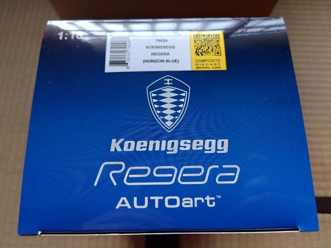 オートアート1/18ケーニグセグレゲーラ HORIZON BLUE