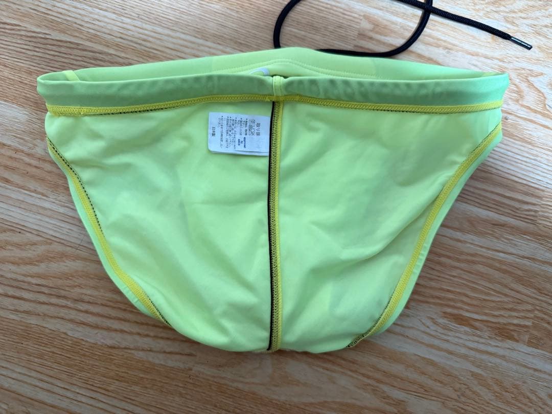 【希少　中古美品】asics ハイドロCD イエロー 競パン 競泳水着 Mサイズ