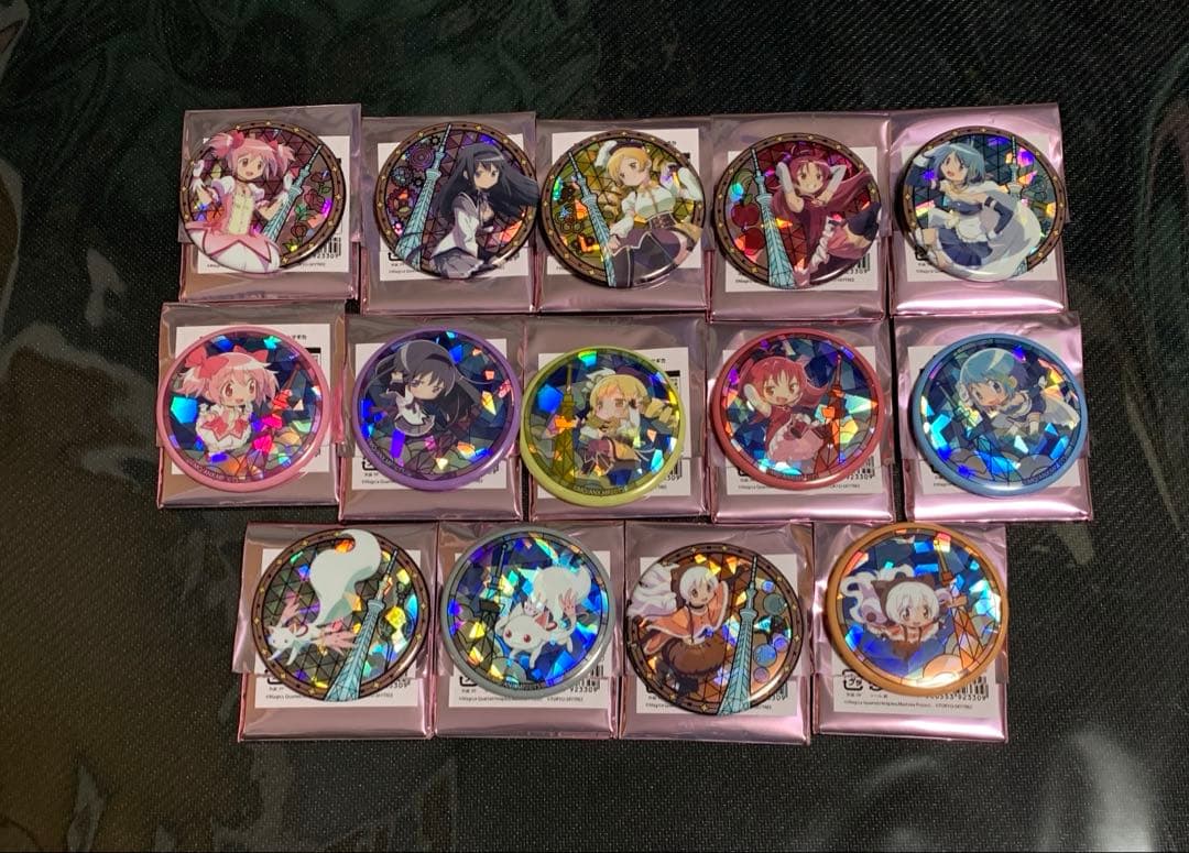 まどマギ　スカイツリー　月夜のワルツ　ホログラム缶バッジ　コンプリート セット