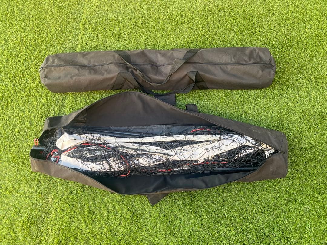 クイックプレイ サッカーゴール 4.9m×2.1m 2台セット 重り袋2個付き