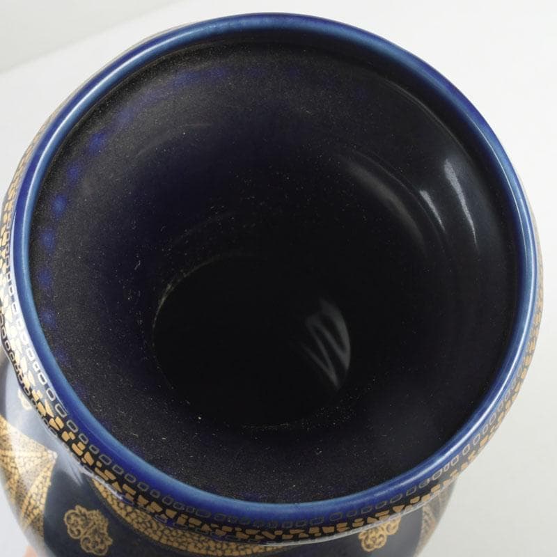 マモナコ公室御用達　ニュファクチュア・ド・モナコ　花瓶　時代箱付　V　9697