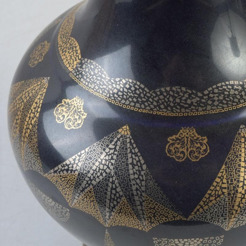 マモナコ公室御用達　ニュファクチュア・ド・モナコ　花瓶　時代箱付　V　9697