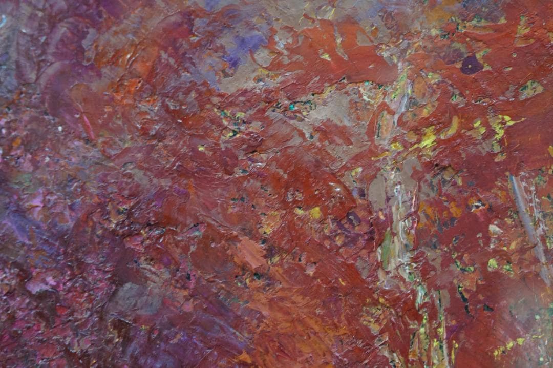 油絵 1976年作 山本善次郎 F6 タイトル 扇沢 額装の出品です。