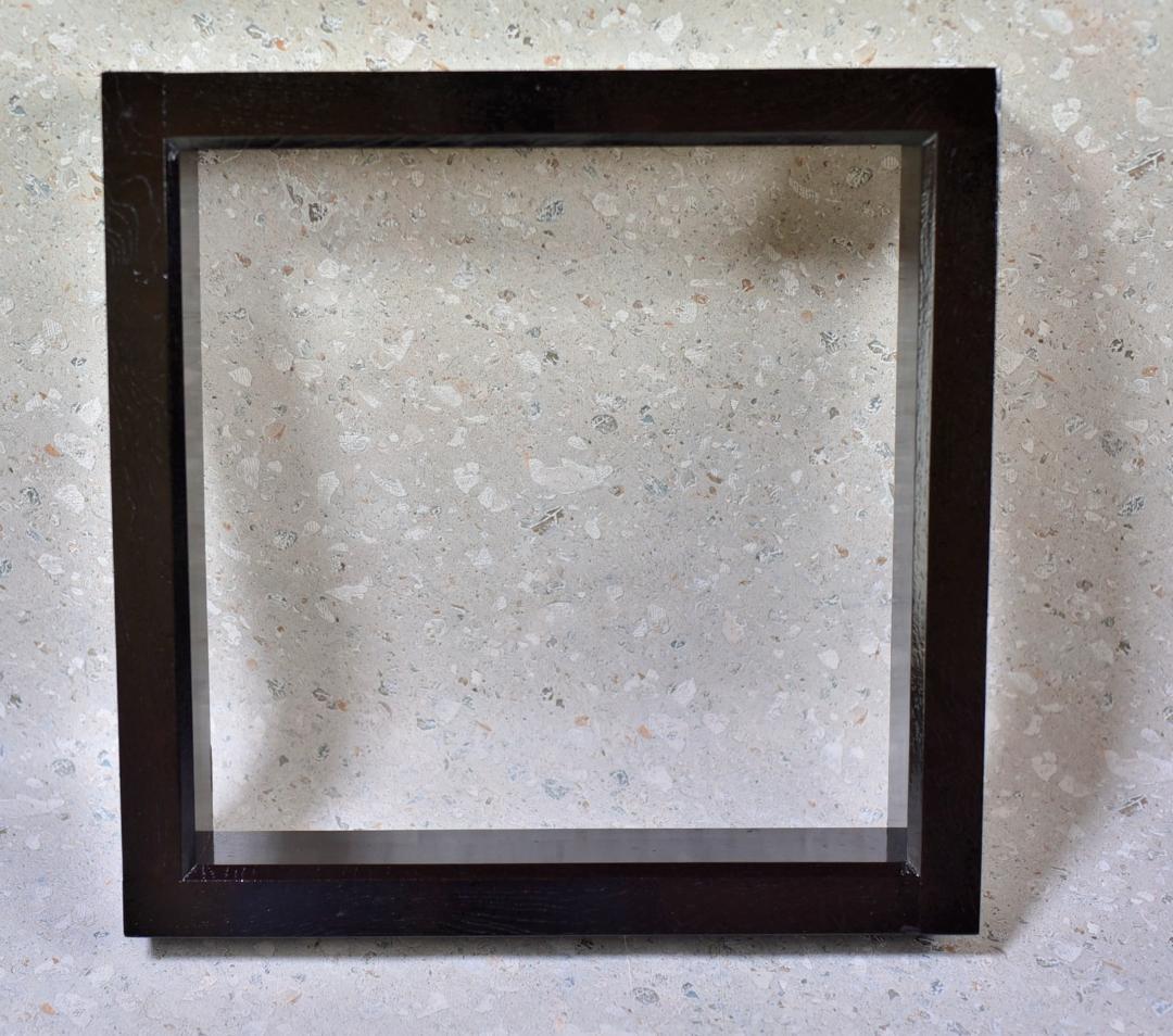 値下げ、高台寺蒔絵炉縁宗春作　囲炉裏/お茶道具木製　共箱