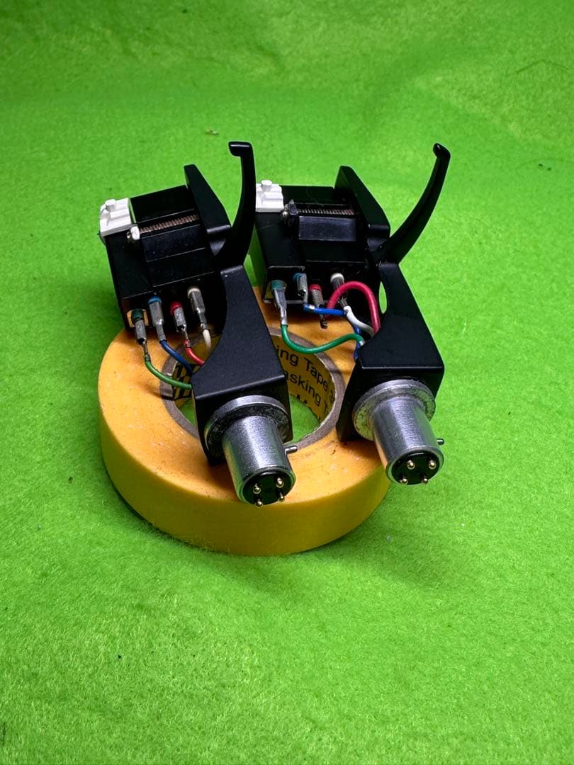 ヘッドシェル Technics カートリッジSHURE M44-7 2個セット。