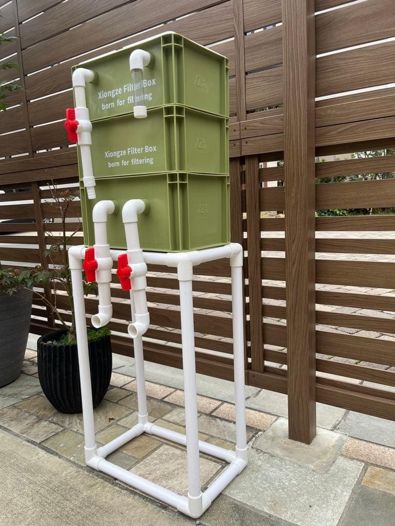 25W水中ポンプ付き　水槽用万能ろ過フィルター 外部式上部濾過装置器アクアリウム