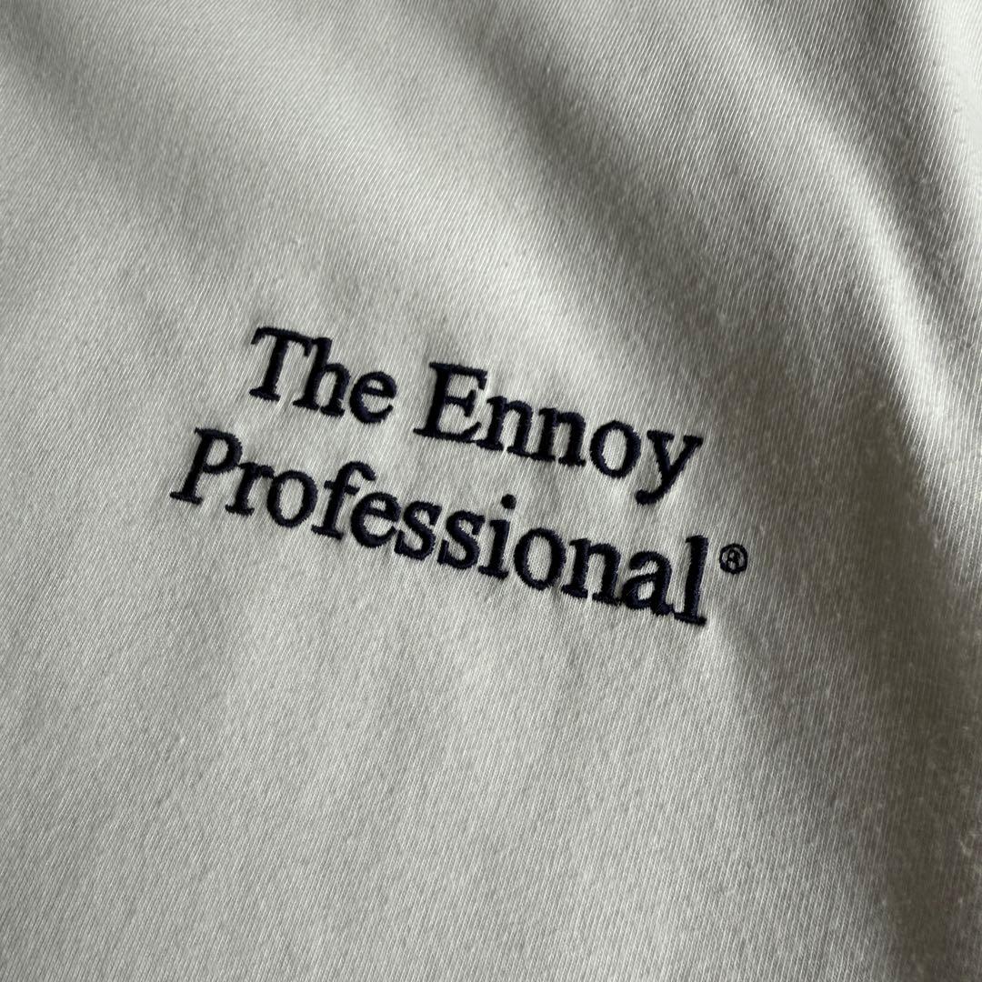 ENNOY エンノイ ロゴ刺繍Tシャツ