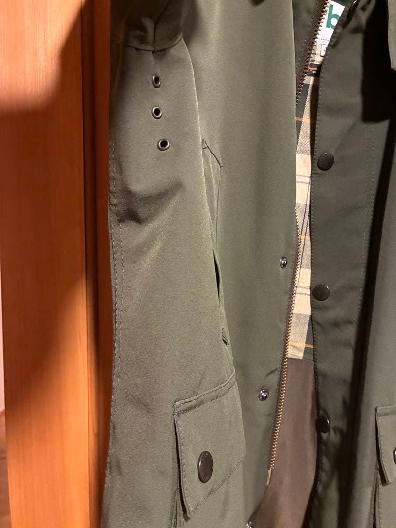 スーパーセール！Barbour オリーブグリーン ビデイル ノンオイル　42