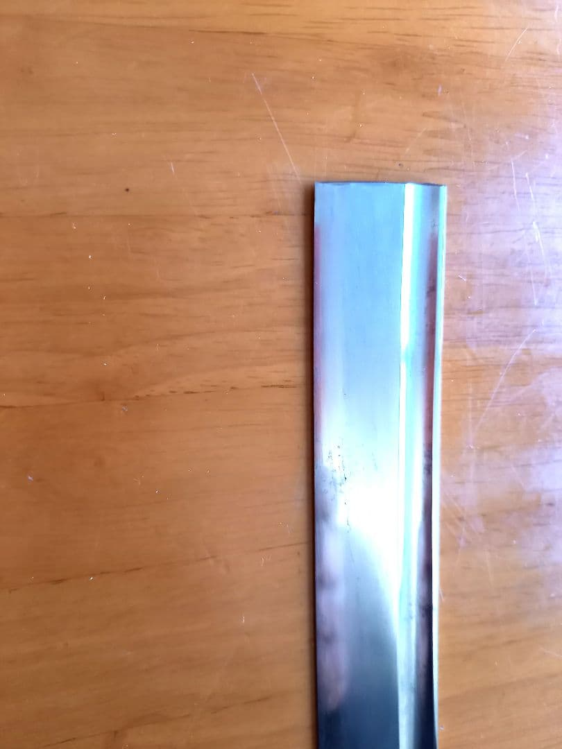 日本刀残欠　銘(備州長船住清光作)合法品、刃長14.8cm古美術、竹細工刀材料