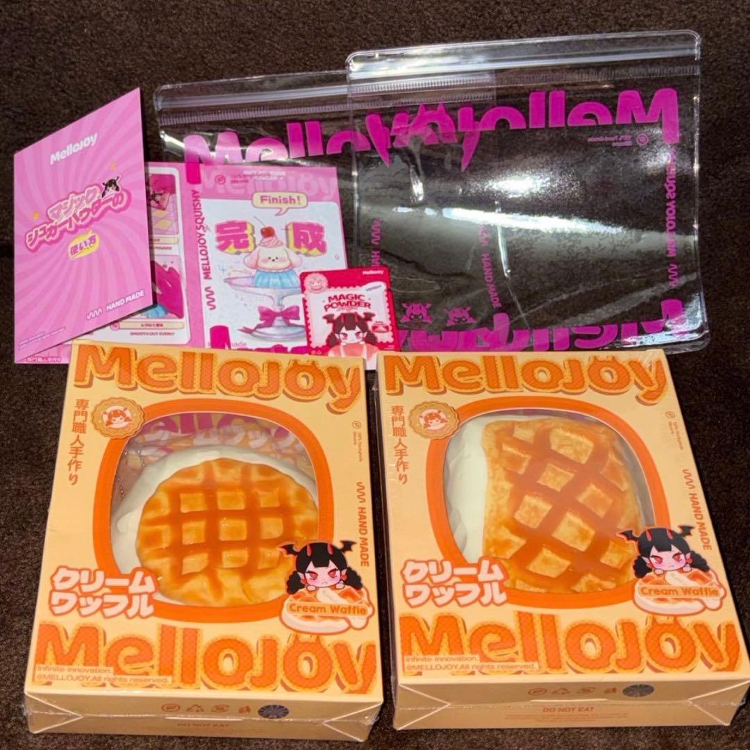 新品 シュリンク付き Mellojoy メロジョイ クリームワッフル 2個