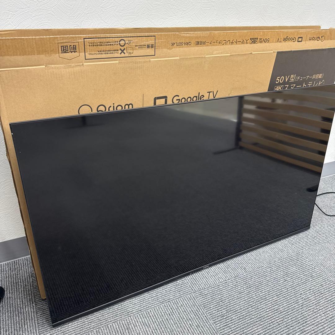 稼働品　50インチ4K YAMAZEN QRH-50TL4K 2024年製