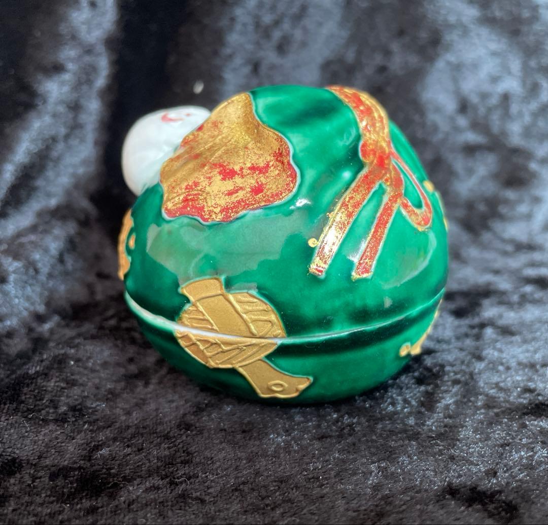 茶道具　香合　干支　昭阿弥作