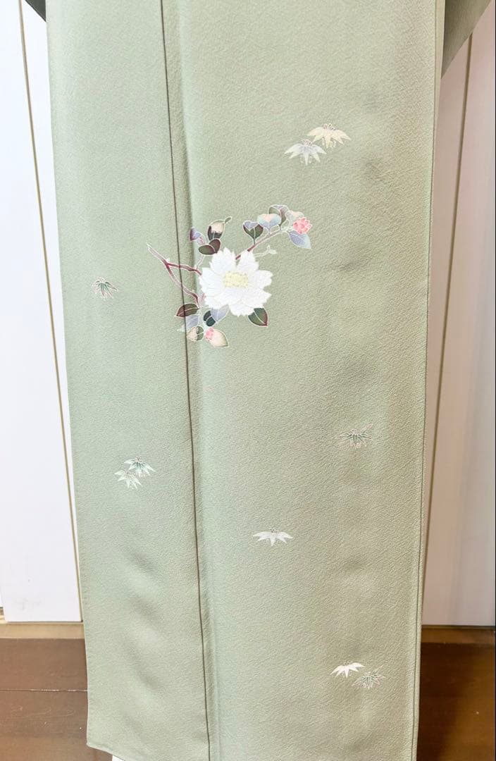 友禅　作家物　落款　正絹訪問着　フルセット4点　入学式　七五三　お宮参り