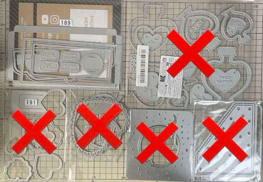 追加しました（お写真10枚目） 選べるカッティングダイ　500円均一