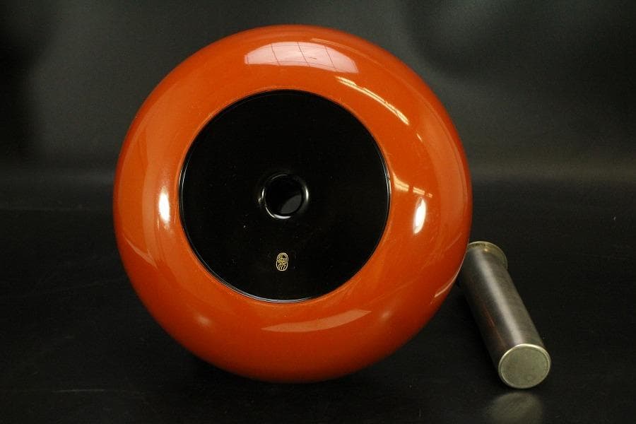 平安象彦作 根来 砧花生 美品 共箱(A815)