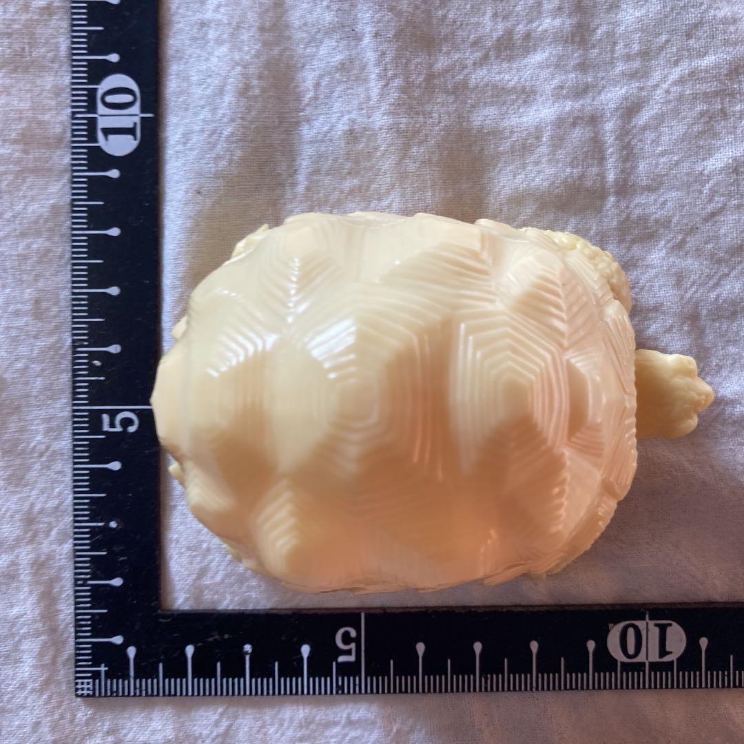 亀　フィギュア　ガチャ　バンダイ　ミルキーカラー　赤目