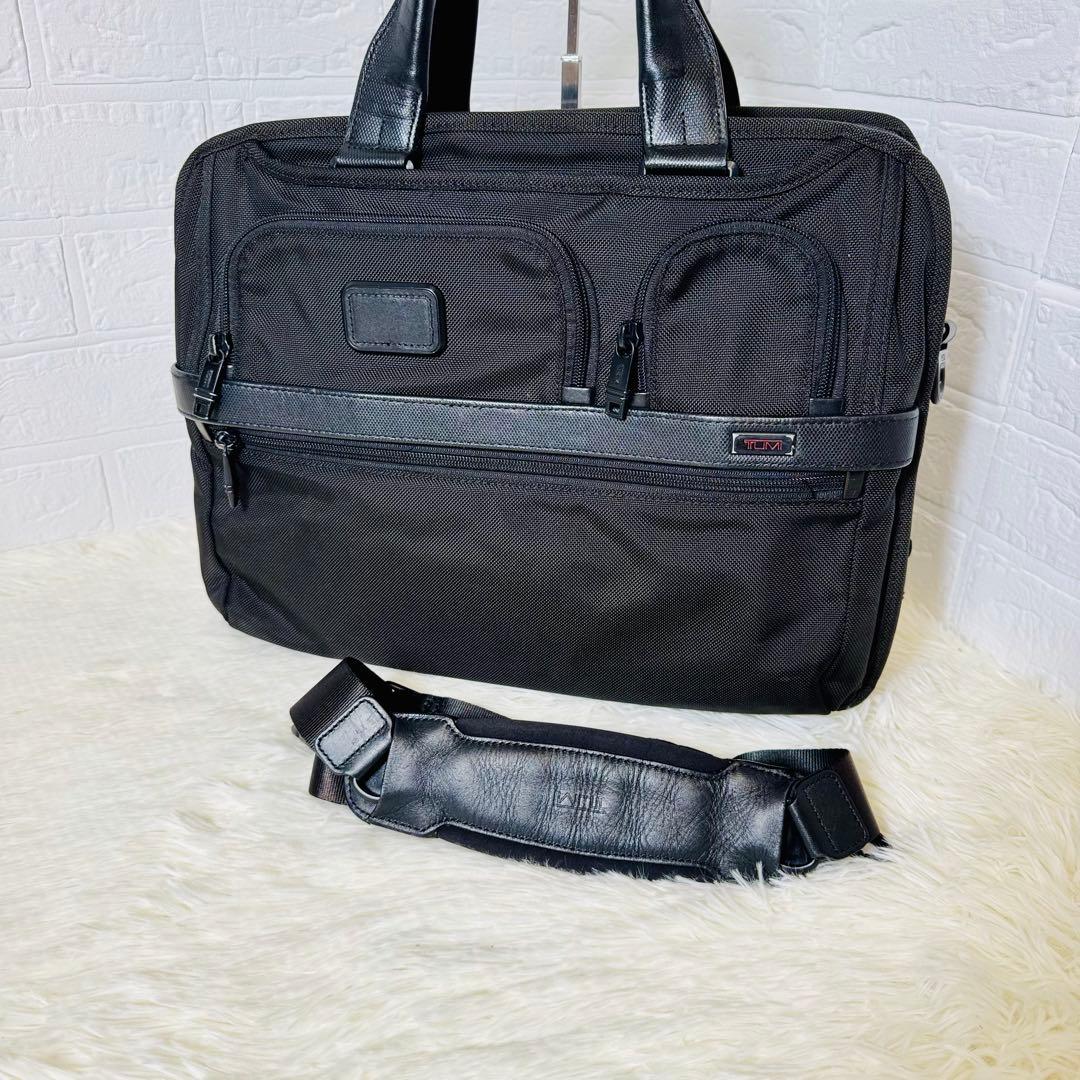 ☆美品☆TUMI アルファ2 エクスパンダブル 2WAYビジネスバッグ ブラック