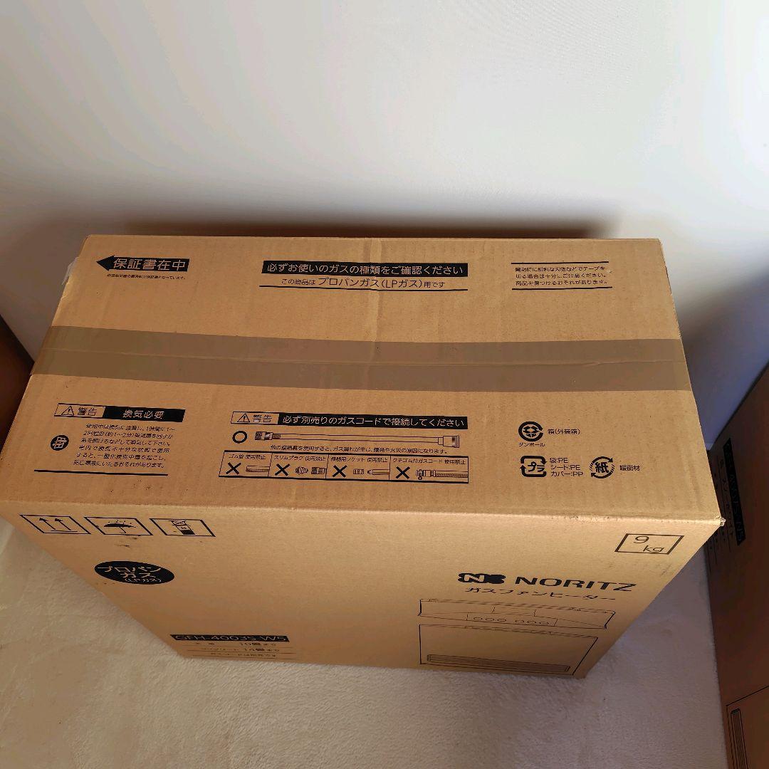 【新品未使用】NORITZ ガスファンヒーター GFH-4003S-W5　LP