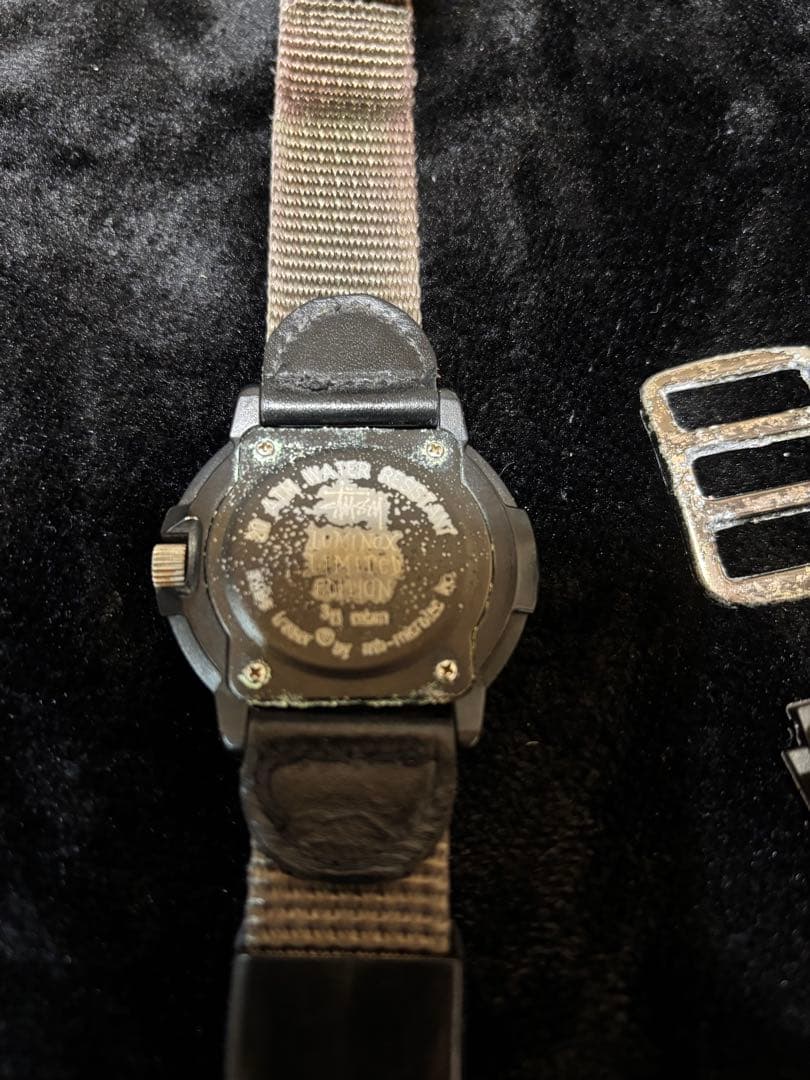 90's/STUSSY＆LUMINOX/初期コラボレーションウォッチ/当時物