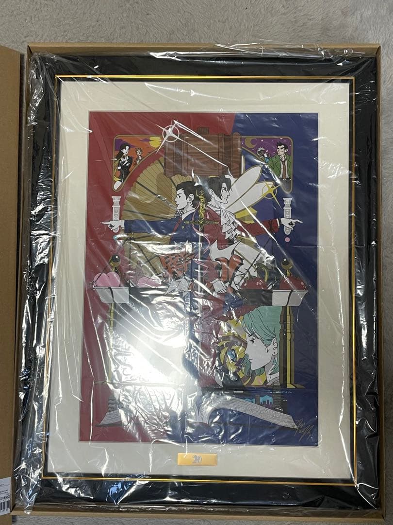 【逆転裁判20周年記念】「中村佑介」氏　額装