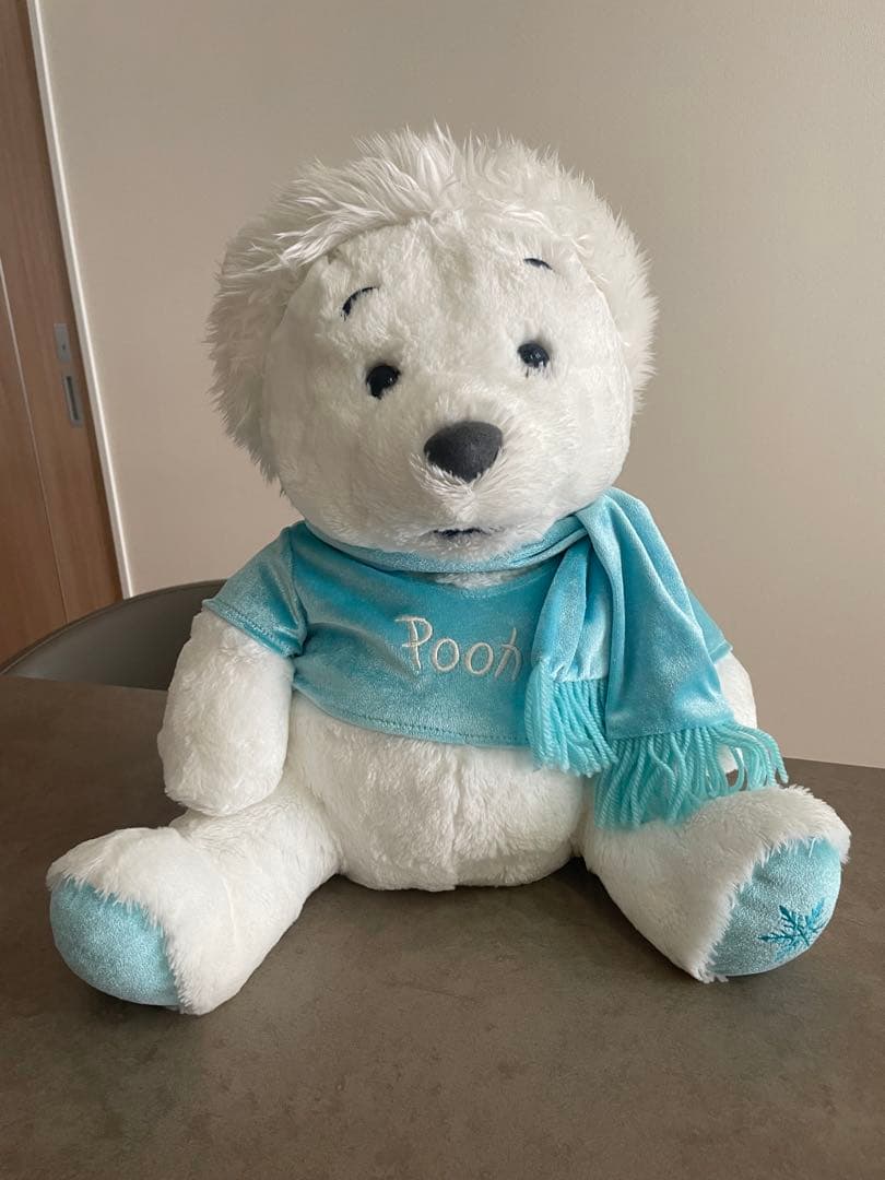 くまのプーさん　ハンドパペット　ホワイトプーさん　腹話術　ぬいぐるみ　ディズニー