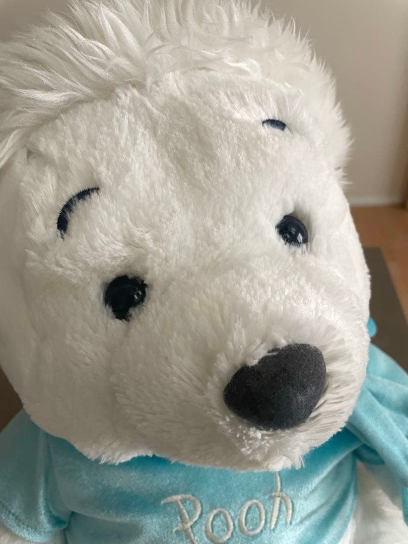くまのプーさん　ハンドパペット　ホワイトプーさん　腹話術　ぬいぐるみ　ディズニー