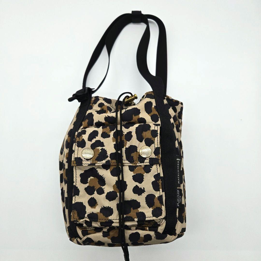 MACKINTOSH × PORTER ミニバケット トートバッグ レオパード