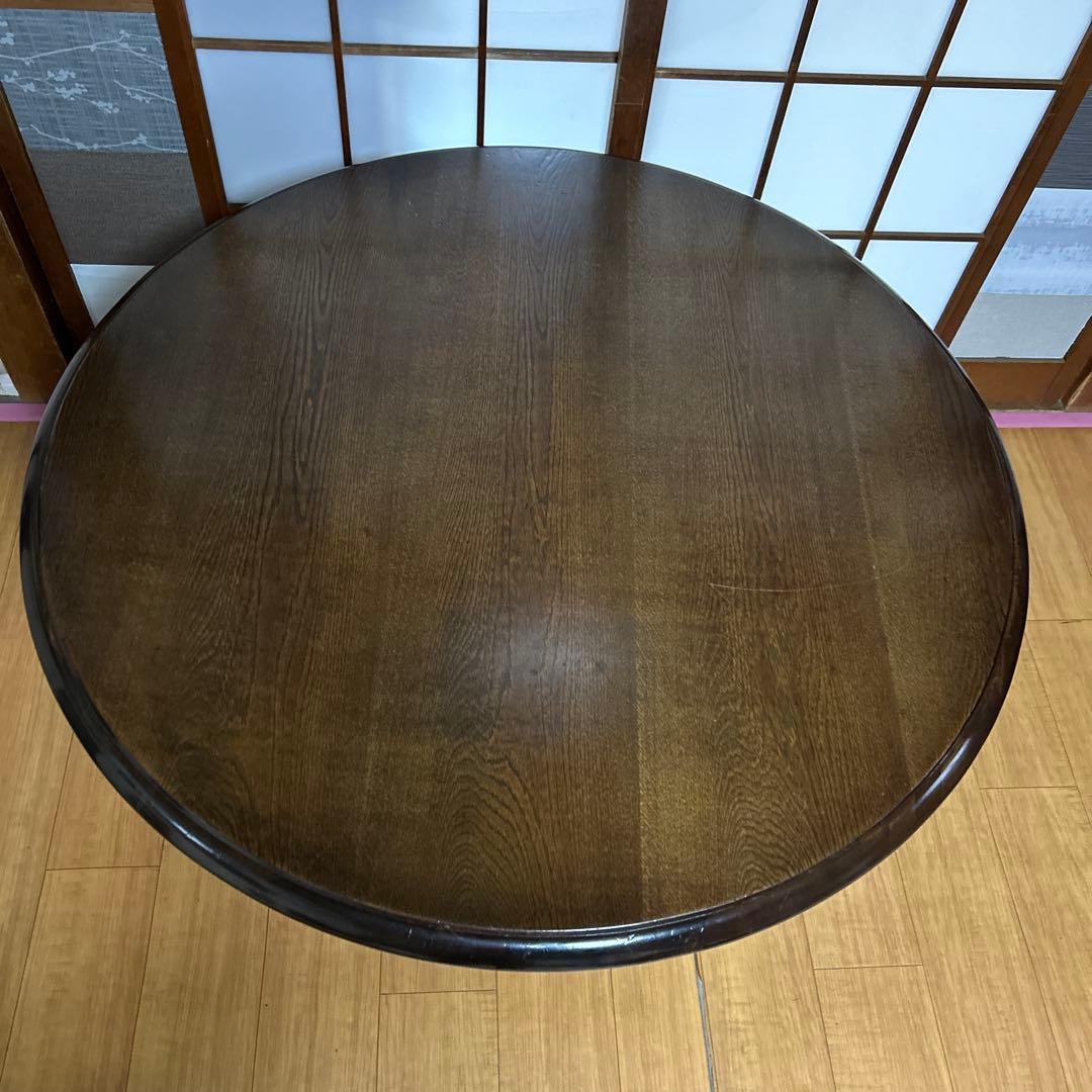 【レトロ】コスガ　ラウンドダイニングテーブル　丸テーブル